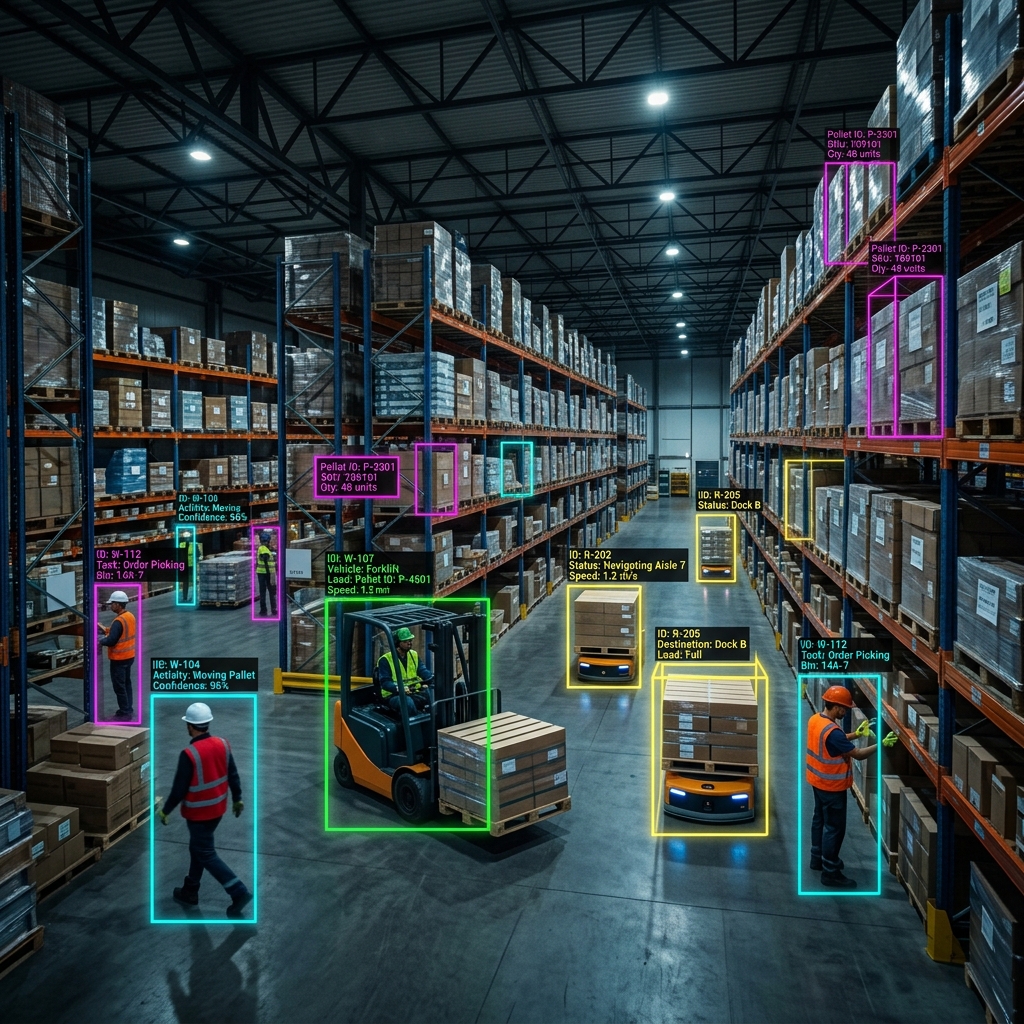 VCABox Warehouse AI Video Analytics CCTV Cameras