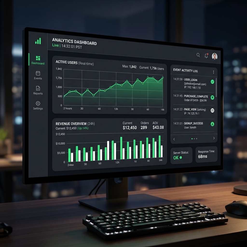 Real-Time AI Dashboard